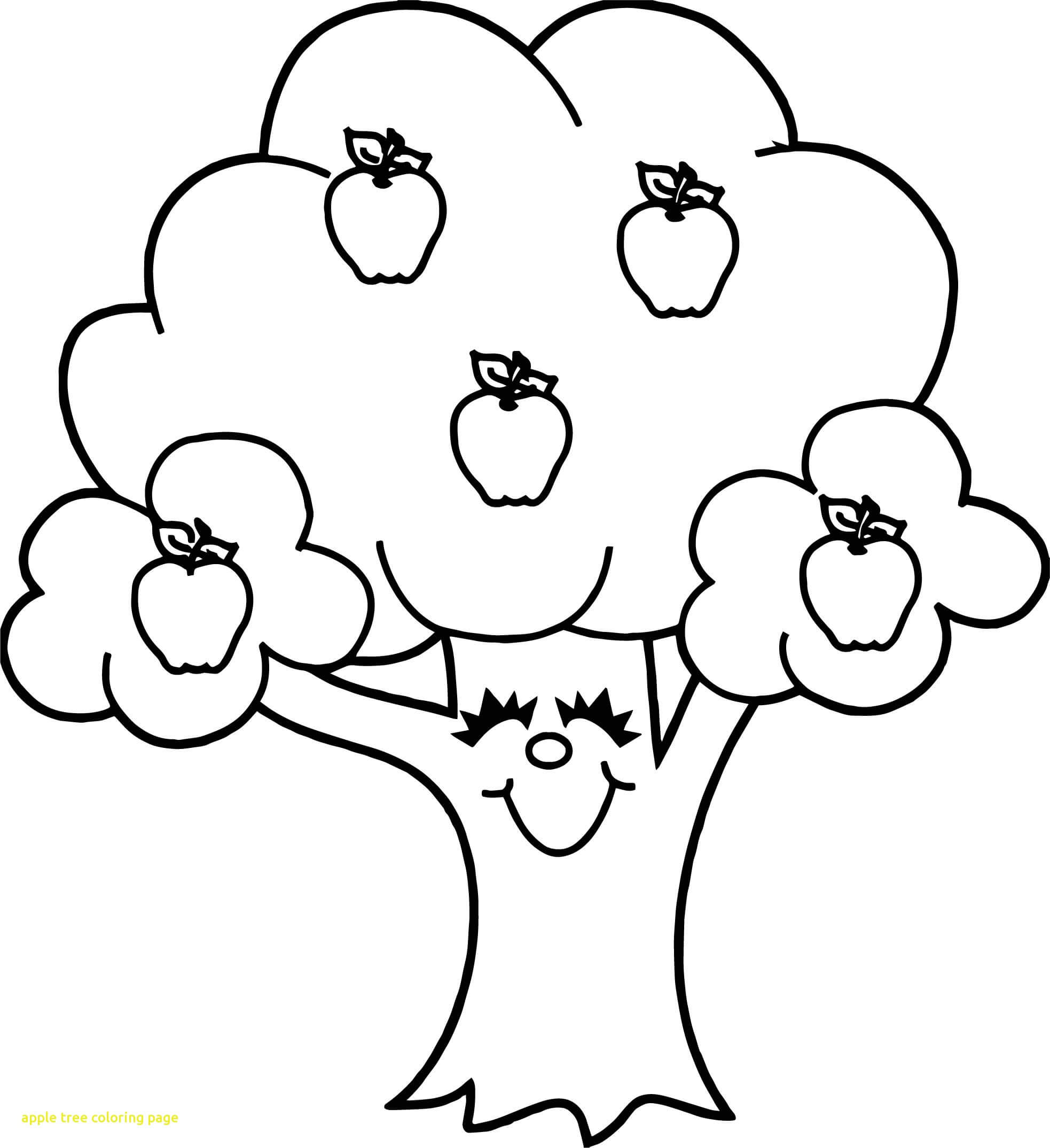 Dibujo de Lindo Manzano para Colorear