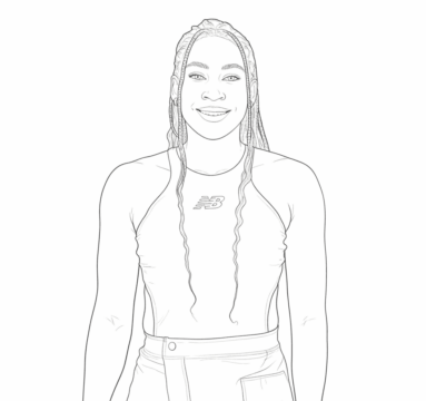 Dibujo de Imgi 13 Coco Gauff Coloring Page para Colorear