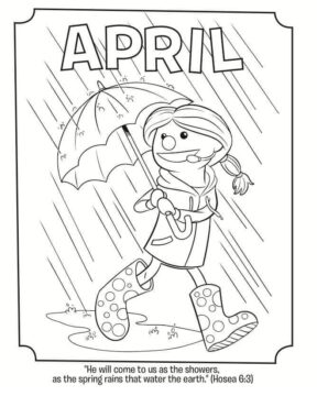 Dibujo de 10 de Abril para Colorear