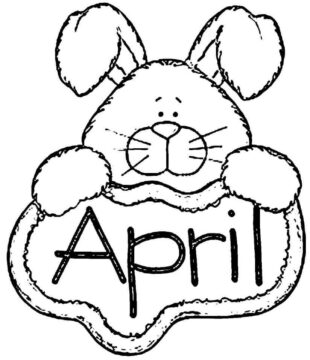 Dibujo de 9 de Abril para Colorear