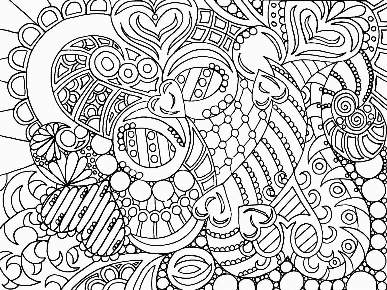 Dibujo de Dragn Abstracto para Colorear