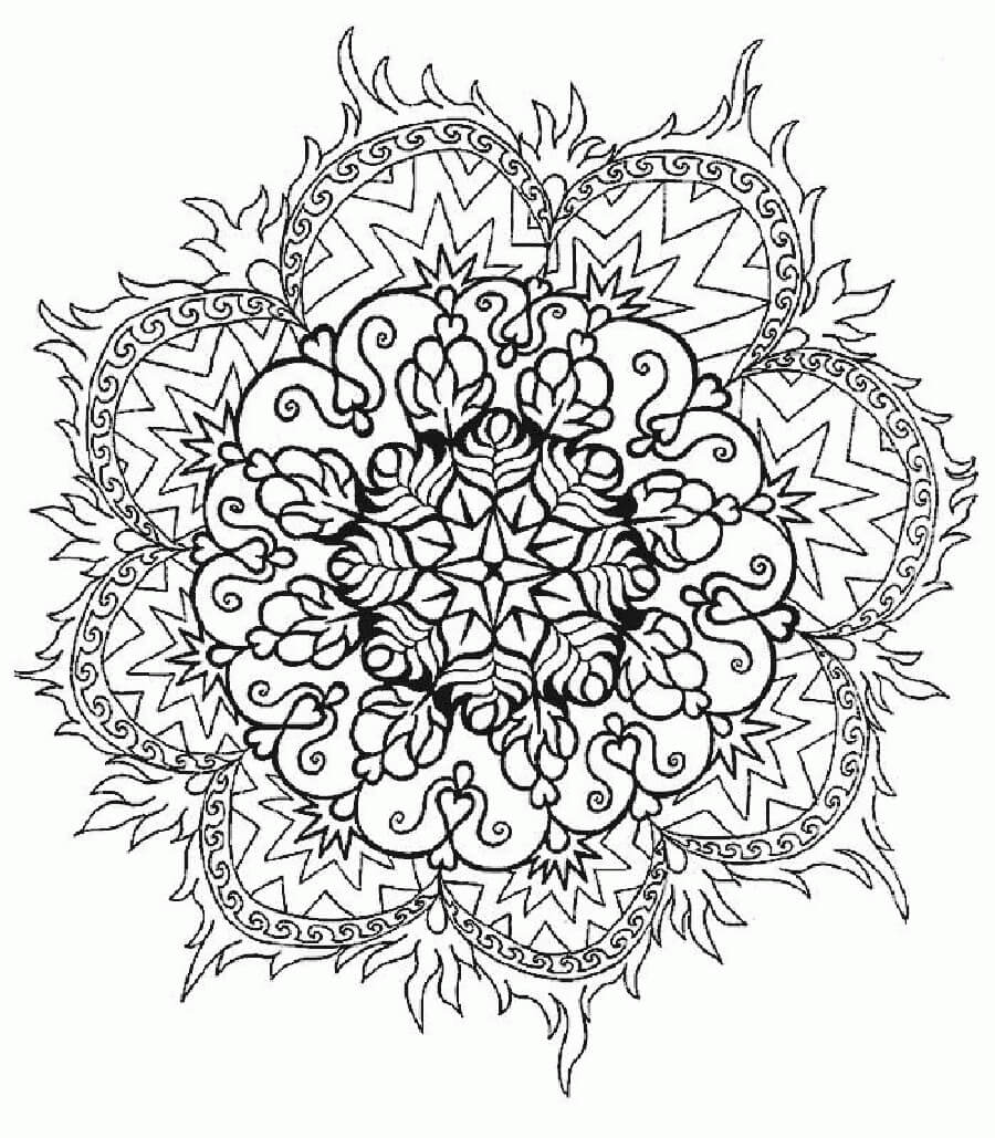 Dibujo de Resumen 1 para Colorear