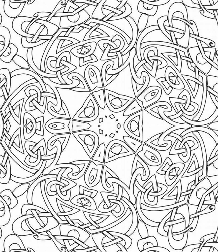 Dibujo de Resumen 2 para Colorear