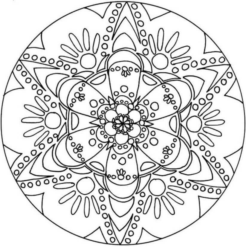 Dibujo de Resumen 6 para Colorear