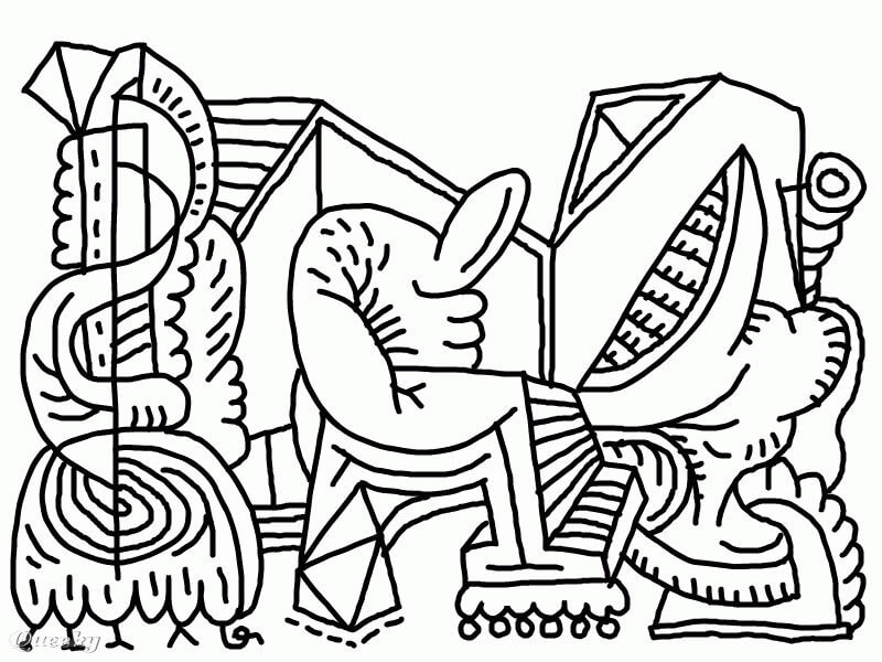 Dibujo de Resumen 7 para Colorear