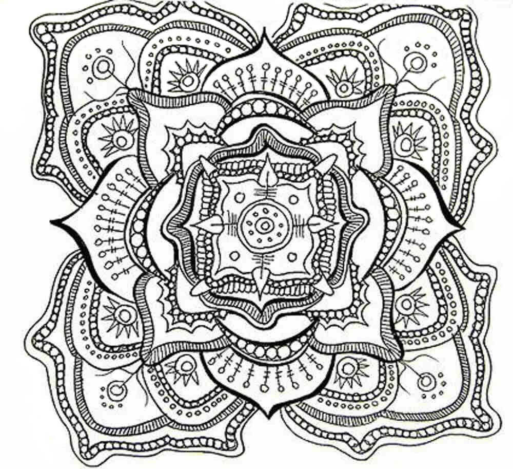 Dibujo de Resumen Avanzado para Colorear