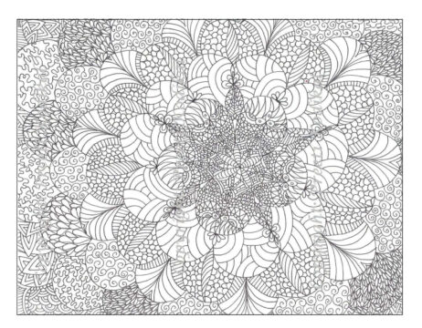 Dibujo de Resumen Difcil para Colorear