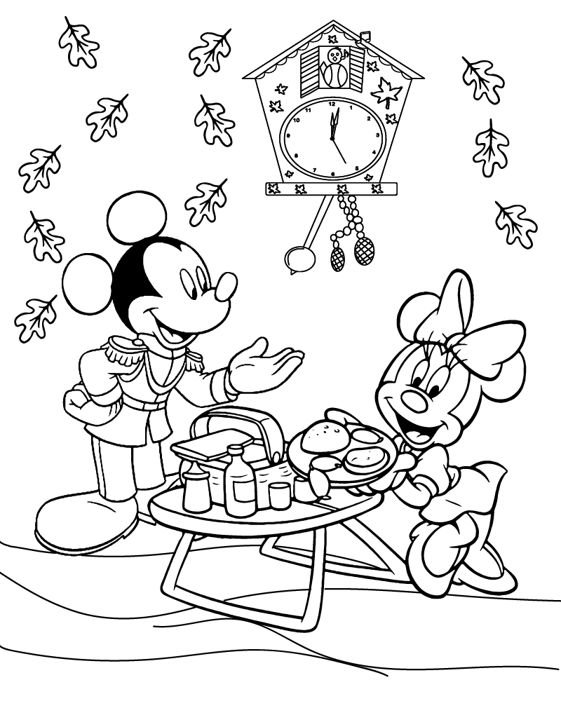 Dibujo de Printable Disney Coloring Page para Colorear