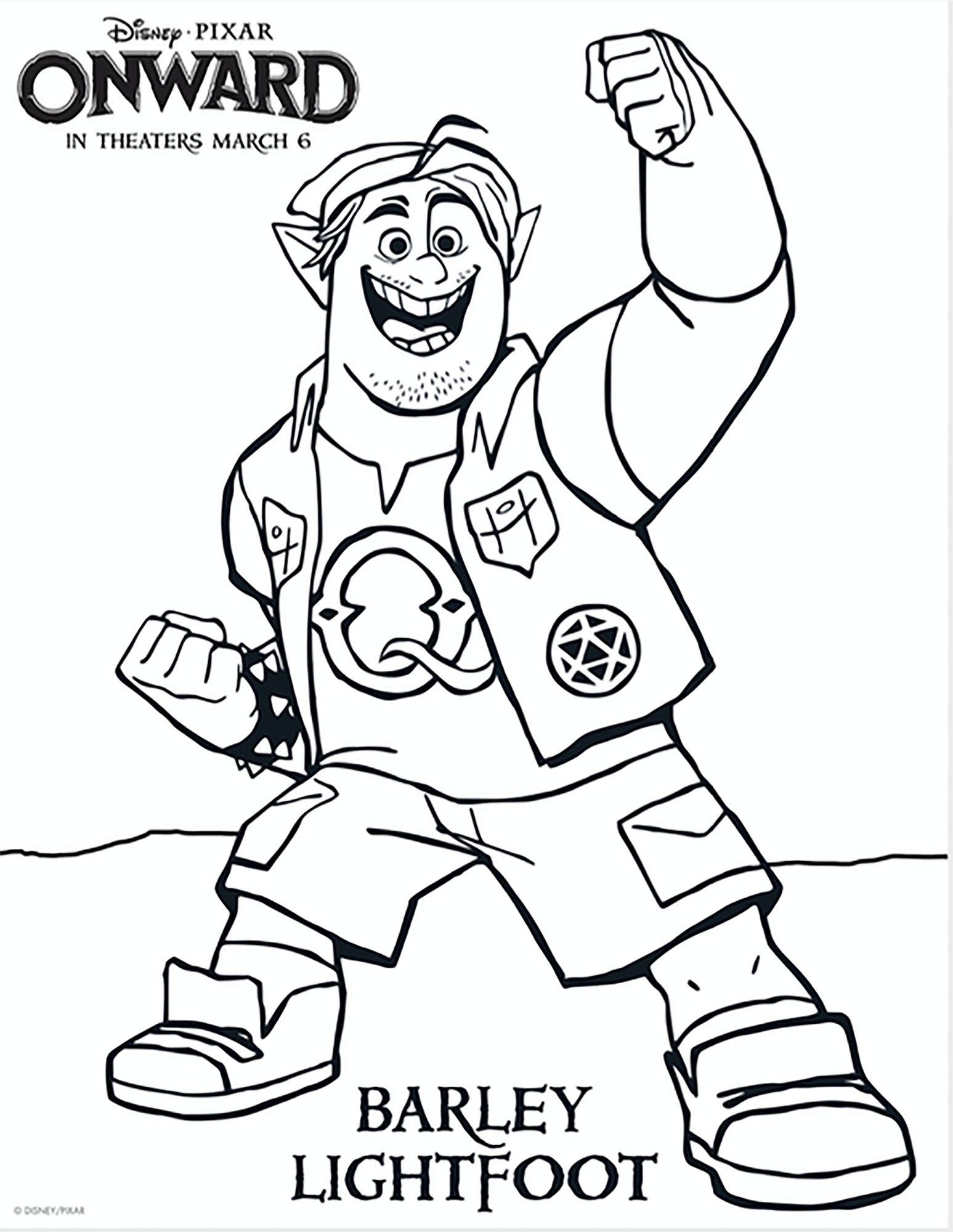 Dibujo de Cebada Lightfoot para Colorear