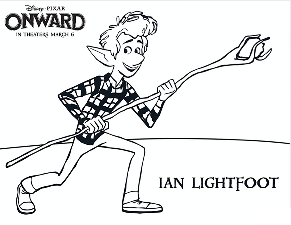 Dibujo de Ian Lightfoot para Colorear