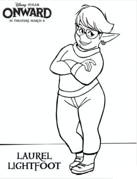 Dibujo de Laurel Lightfoot para Colorear