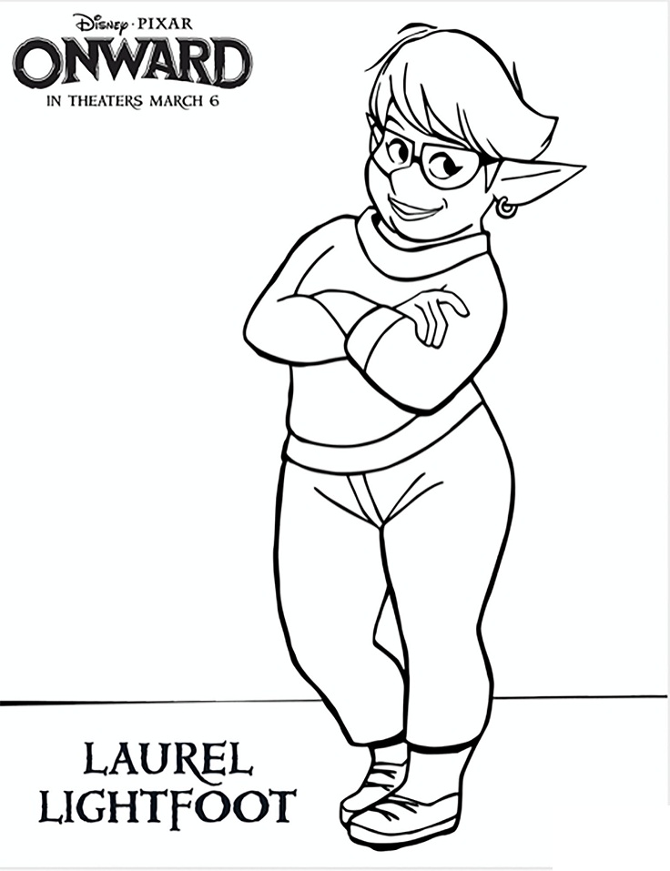 Dibujo de Laurel Lightfoot para Colorear