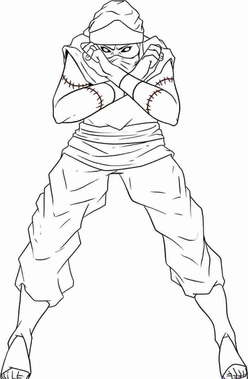 Dibujo de Kakuzu para Colorear