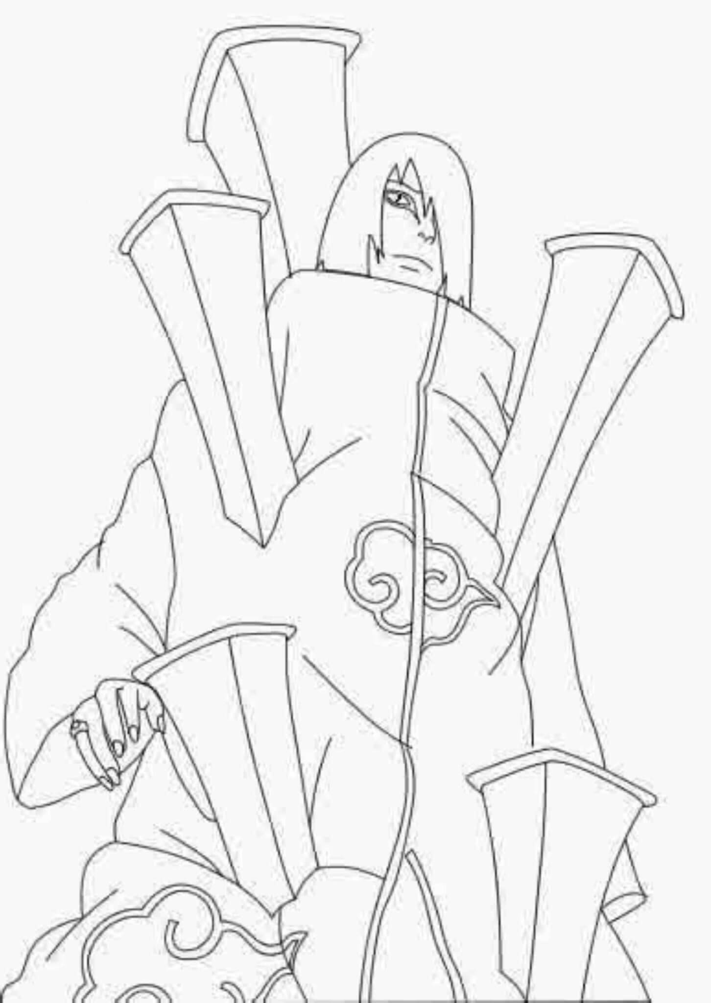 Dibujo de Nagato para Colorear