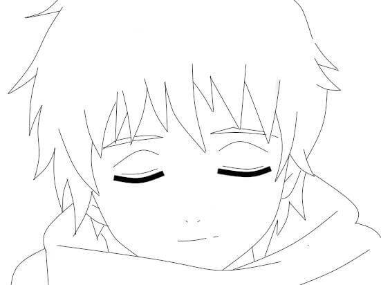 Dibujo de Pequeo Sasori para Colorear
