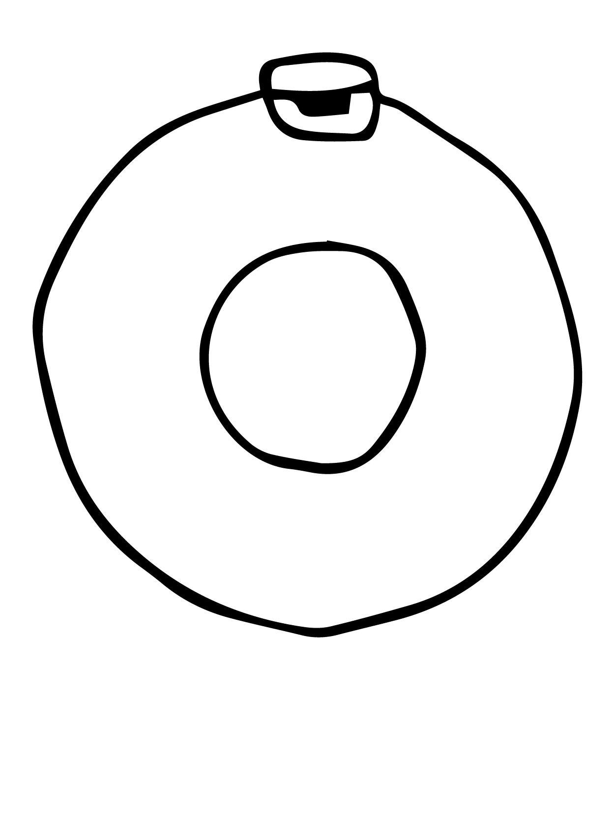 Dibujo de Alphabet Lore 15 para Colorear