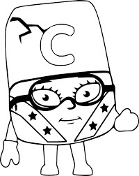 Dibujo de Alphablocks C 1 para Colorear