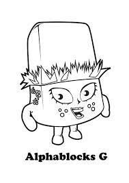 Dibujo de Alphablocks G Divertido 1 para Colorear
