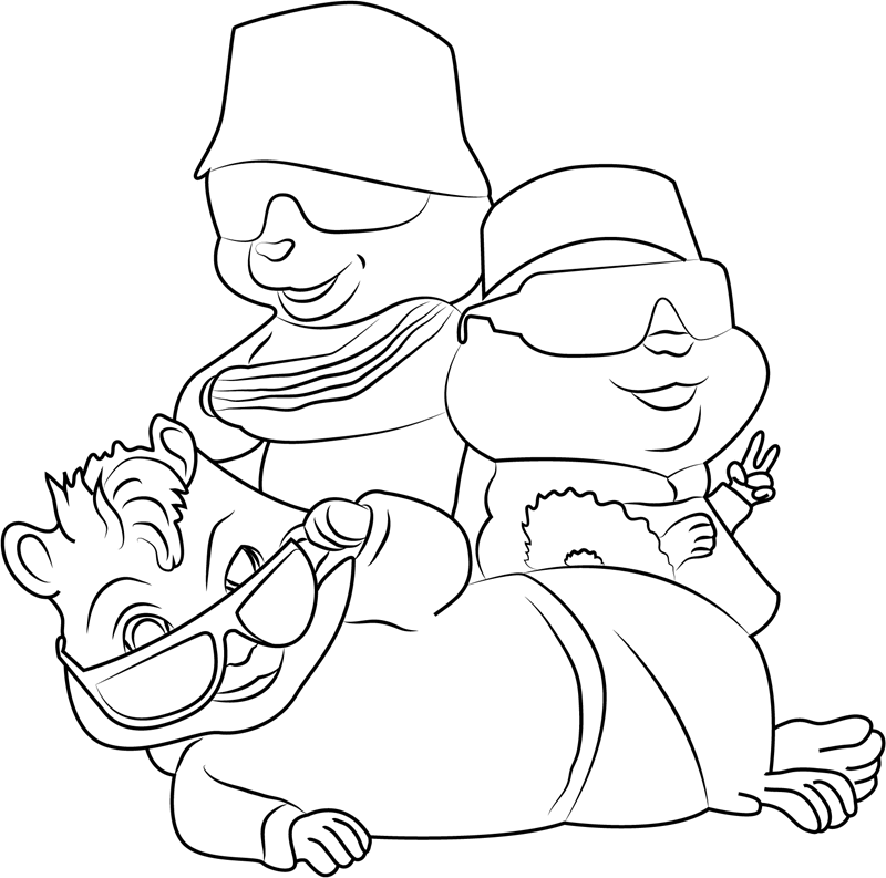 Dibujo de El Squeakquel para Colorear