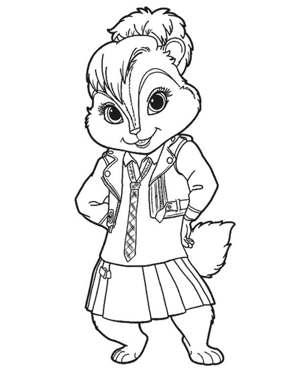 Dibujo de Encantadora Bretana para Colorear
