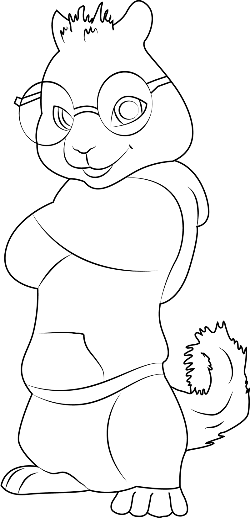 Dibujo de Simon Genial para Colorear