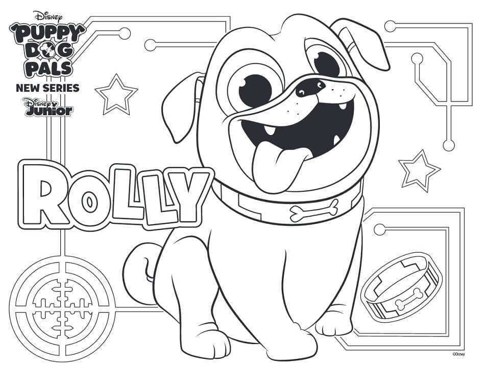 Dibujo de Rolly Divertido para Colorear