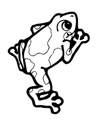Dibujo de Anfibios Rana para Colorear