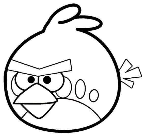 Dibujo de Impresionante Angry Birds para Colorear