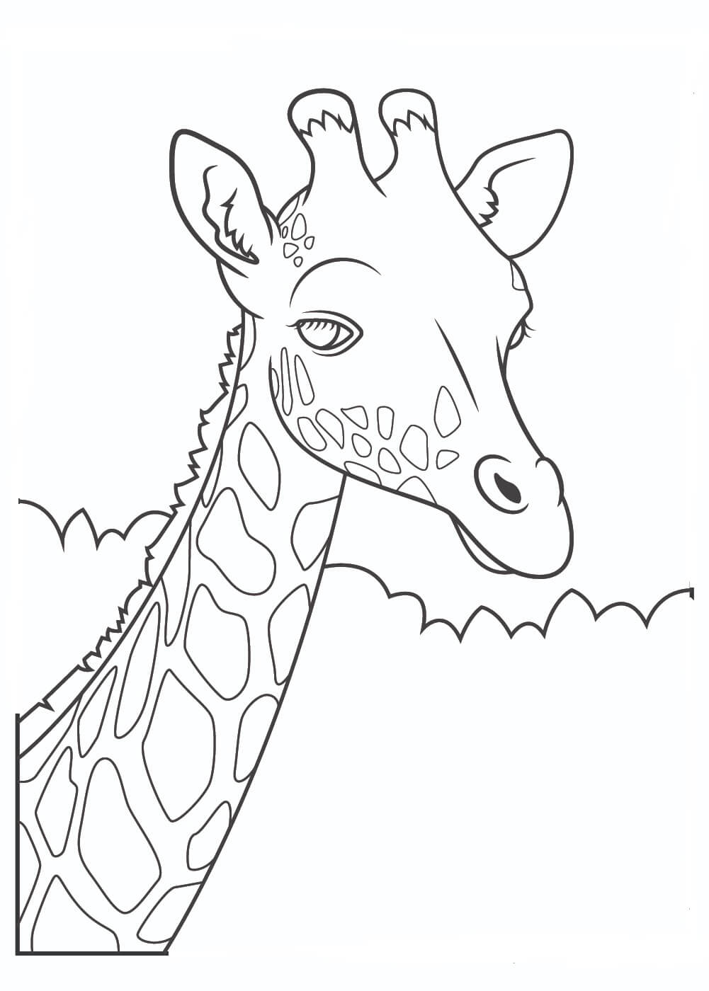 Dibujo de Jirafa para Colorear