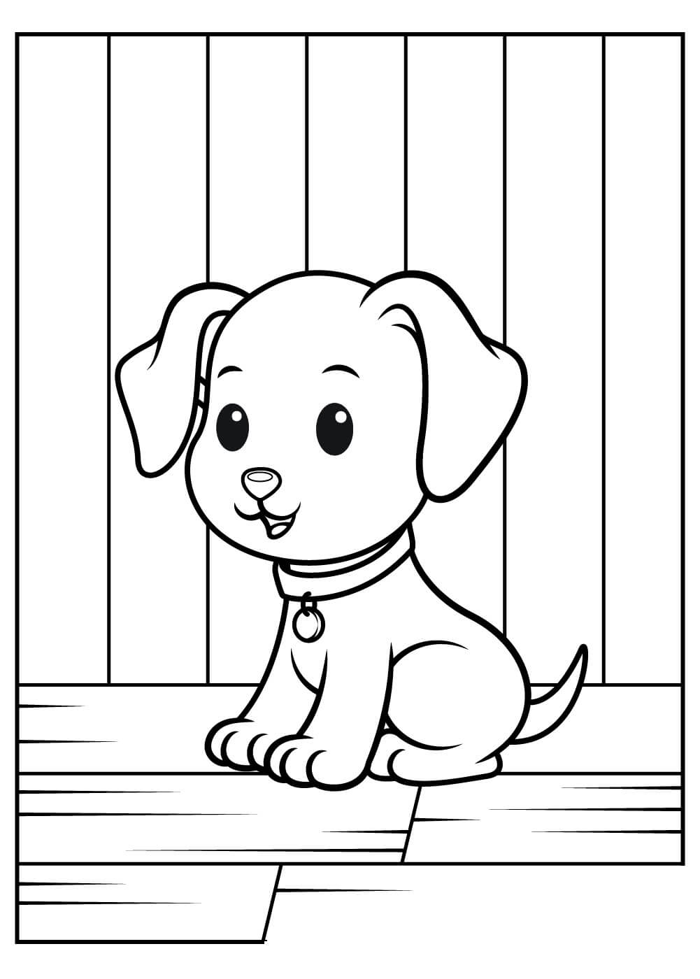 Dibujo de Perro para Colorear
