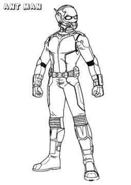 Dibujo de Hombre Hormiga Genial para Colorear