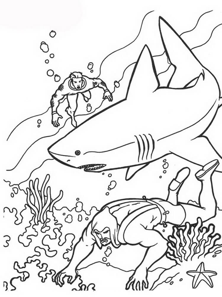Dibujo de Aquaman Perfecto para Colorear