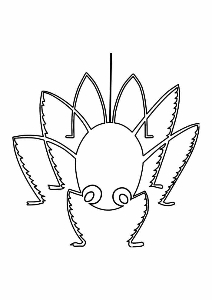 Dibujo de Dulce araña para Colorear
