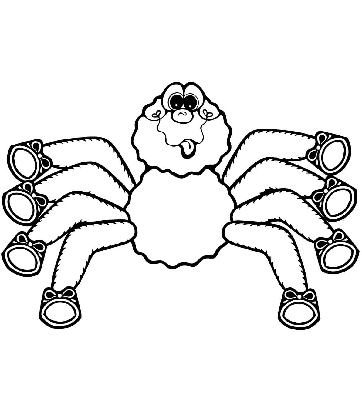 Dibujo de Linda araña para Colorear