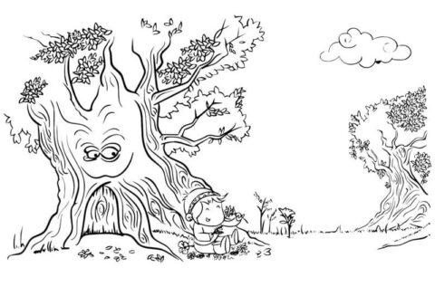 Dibujo de Ocuklu Aalar para Colorear