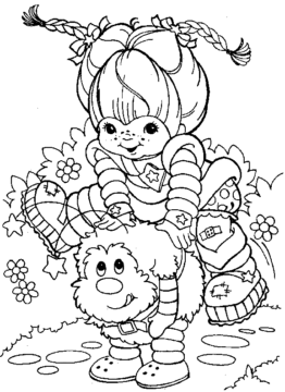 Dibujo de Arcoíris Brite y Twink para Colorear