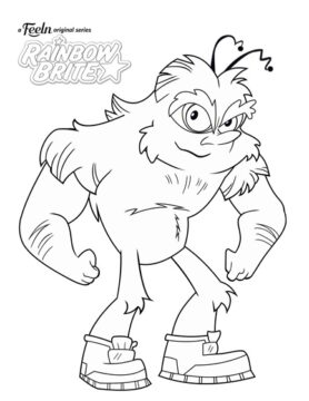 Dibujo de Lurky In arcoíris Brite para Colorear