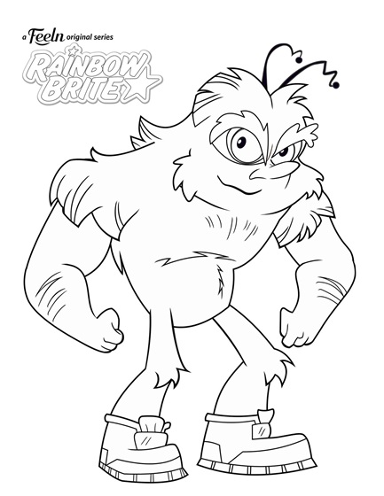 Dibujo de Lurky In arcoíris Brite para Colorear