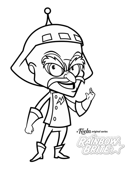 Dibujo de Murky de arcoíris Brite para Colorear