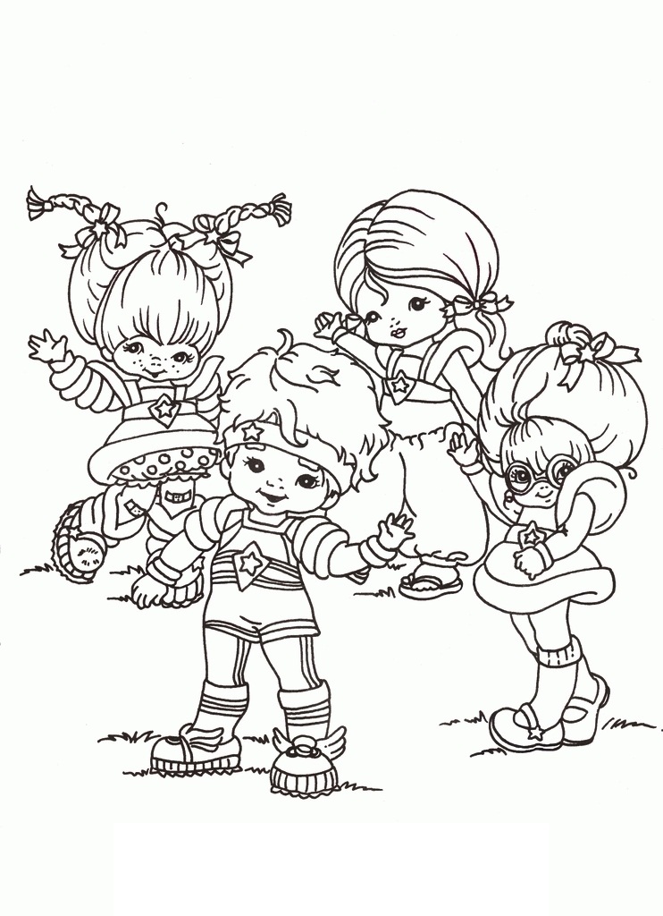Dibujo de Personajes de arcoíris Brite para Colorear