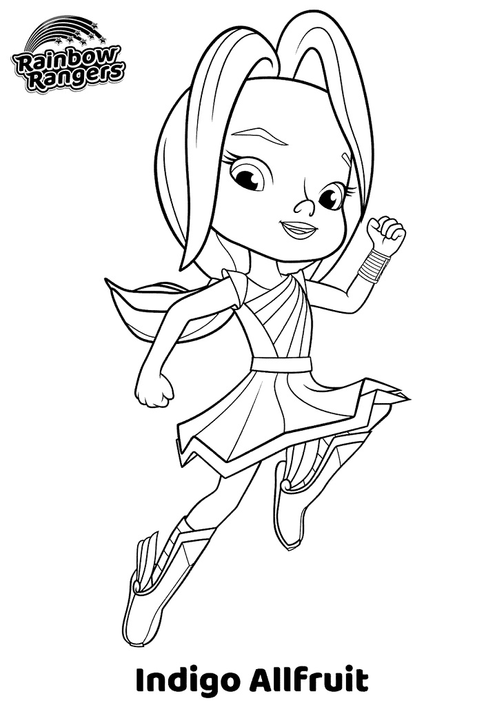Dibujo de Allfruit Indigo para Colorear