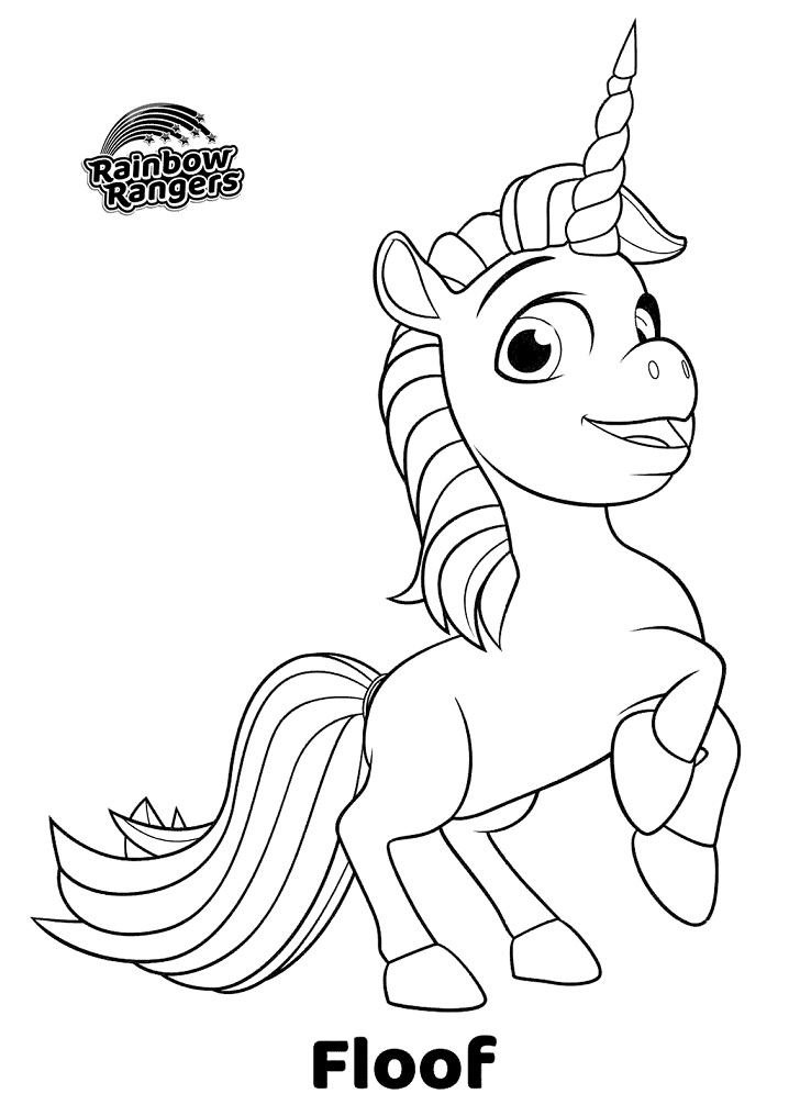 Dibujo de Feliz Floof para Colorear