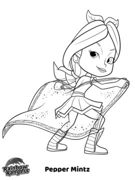 Dibujo de Pimienta Mintz para Colorear