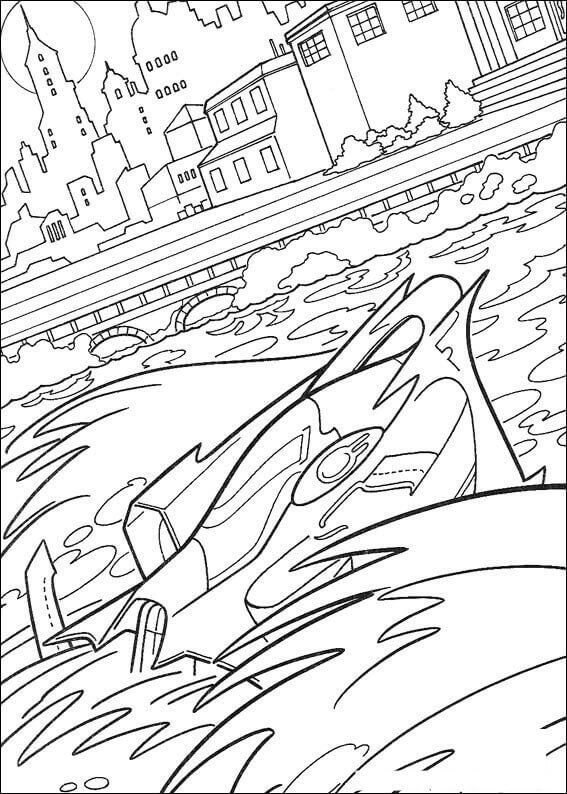 Dibujo de Batman Ms All del Arma para Colorear