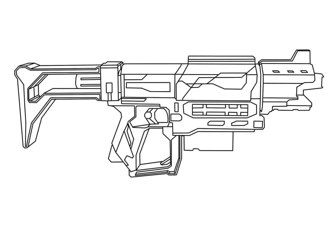 Dibujo de Leyendas del Pice del Arma para Colorear