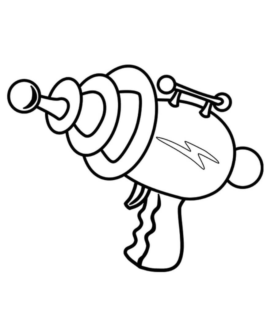 Dibujo de Pistola eléctrica para Colorear