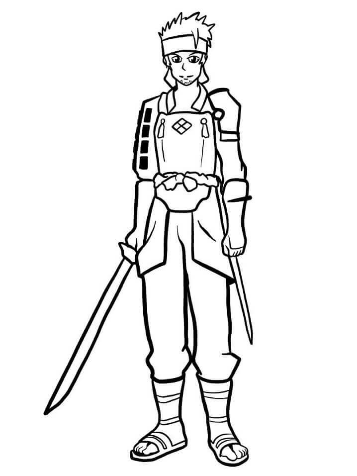 Dibujo de Klein para Colorear