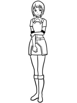 Dibujo de Sachi para Colorear