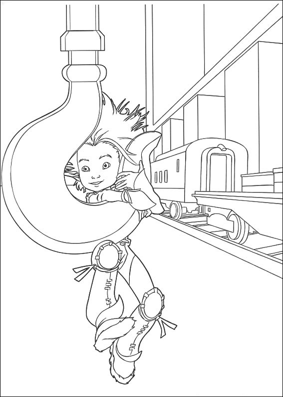 Dibujo de Arthur Balanceandose para Colorear