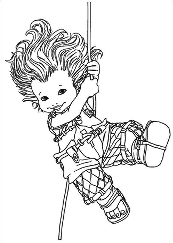 Dibujo de Balanceo de Betameche para Colorear